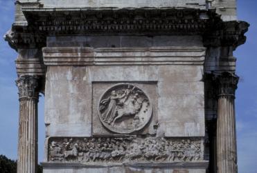 Sol Invictus on Arch of Constantine